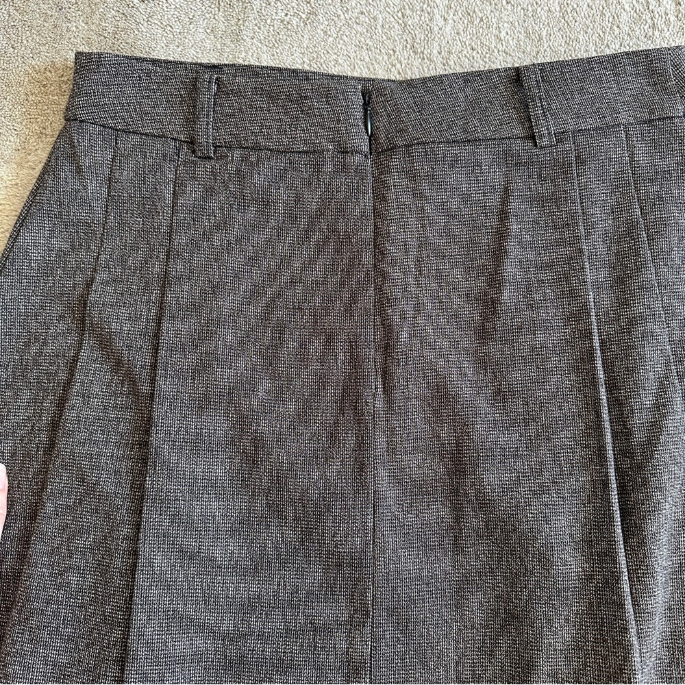 Mango MNG pleated brown mini skirt small - Picture 4 of 4